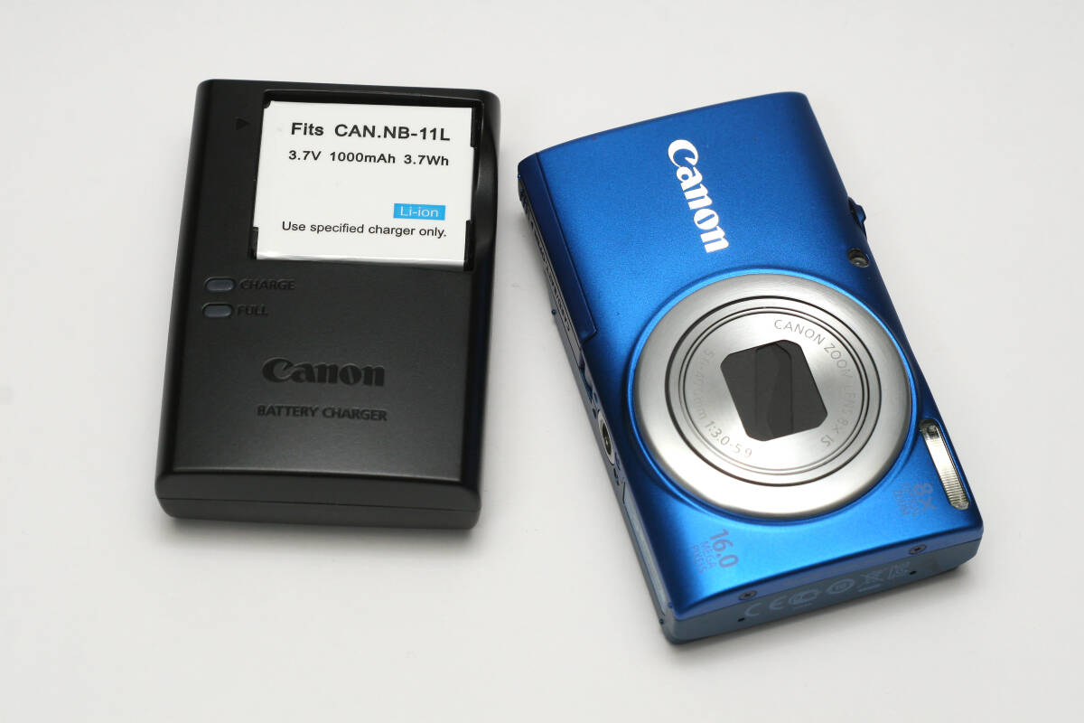 【極上美品】 Canon PowerShot A4000 IS [blue] 動作確認済 [Top MINT / Tested] #120