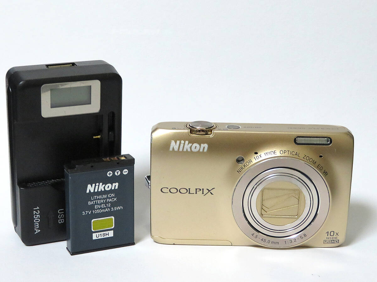 【極上美品】 Nikon COOLPIX S6300 動作確認済み [Top Mint / All Functions OK] #71