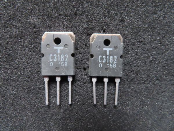 【未使用】東芝 TOSHIBA 2SC3182　2個まとめて　　【在庫９セットあり】