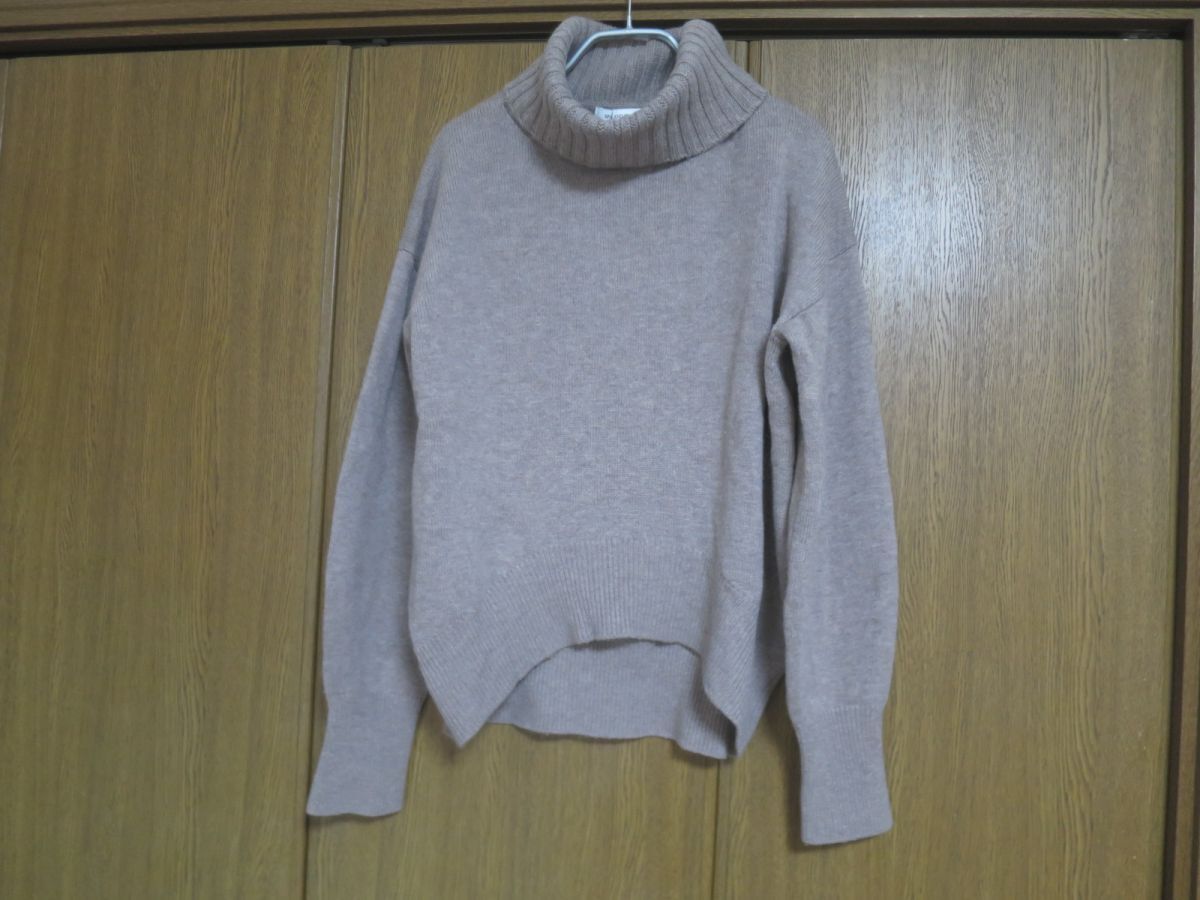 スピック＆スパン　ウールカシミヤ混ハイネックニット　セーター