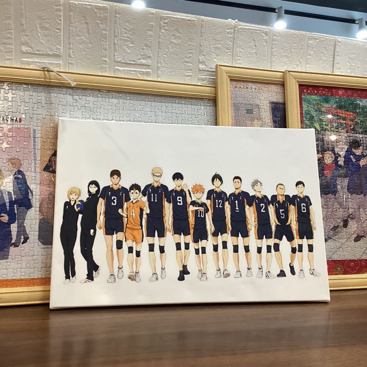 ハイキュー　パズル完成品　イラストボードまとめ　【T21416】(12)
