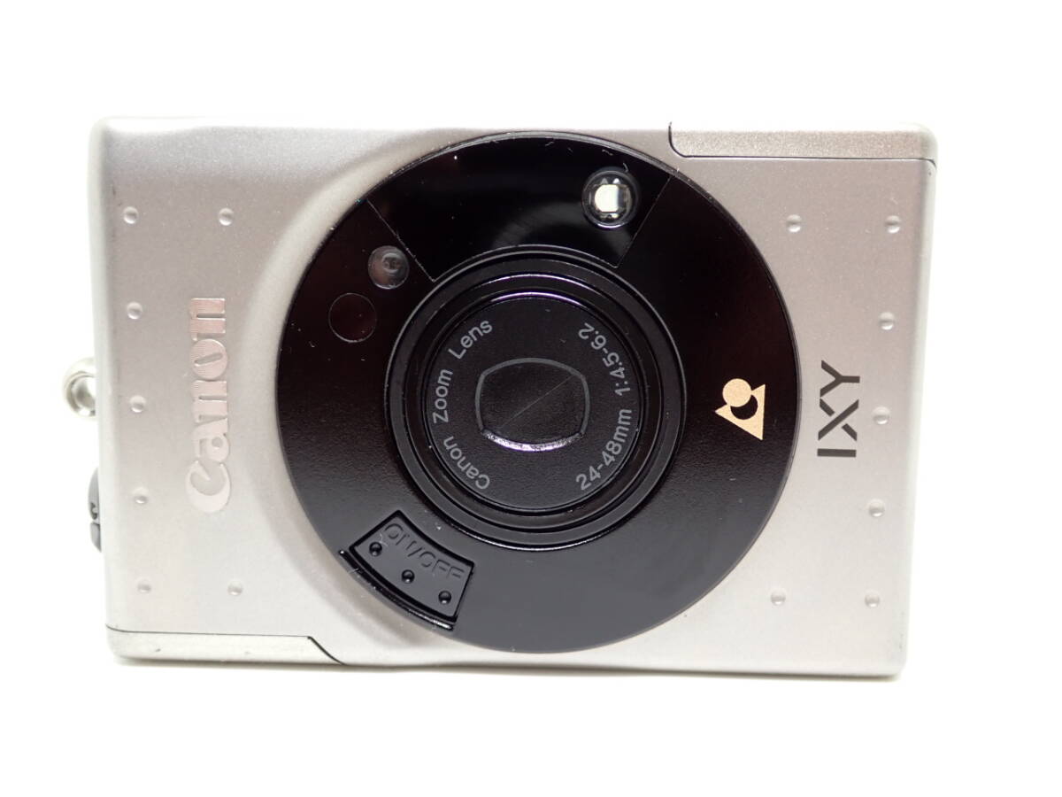 動作確認済み　Canon　IXY　APSカメラ　初代キヤノン　イクシー　２１０　シルバー