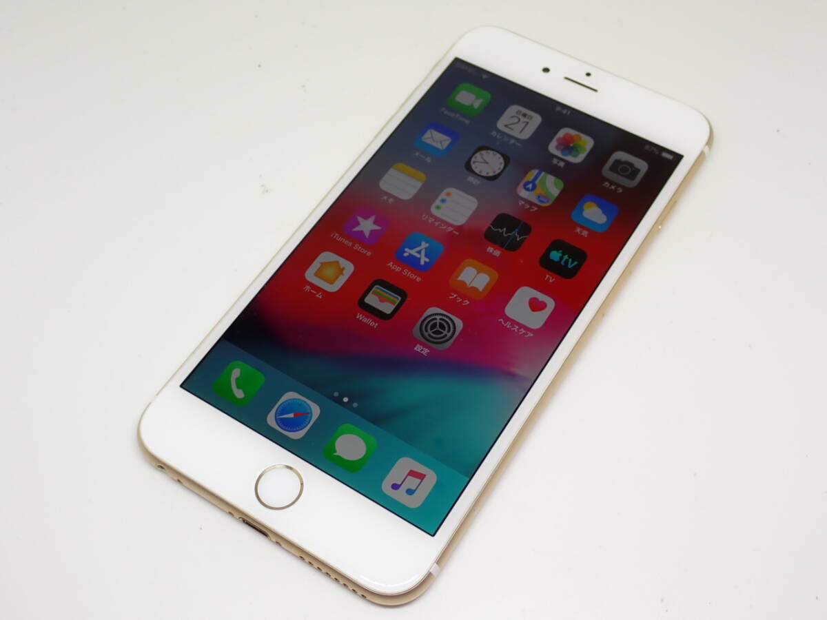バッテリー交換済み　Apple iPhone6 Plus 16GB 　A1524 MGAA2J/a 　アイフォン６プラス　１６GB　ゴールド