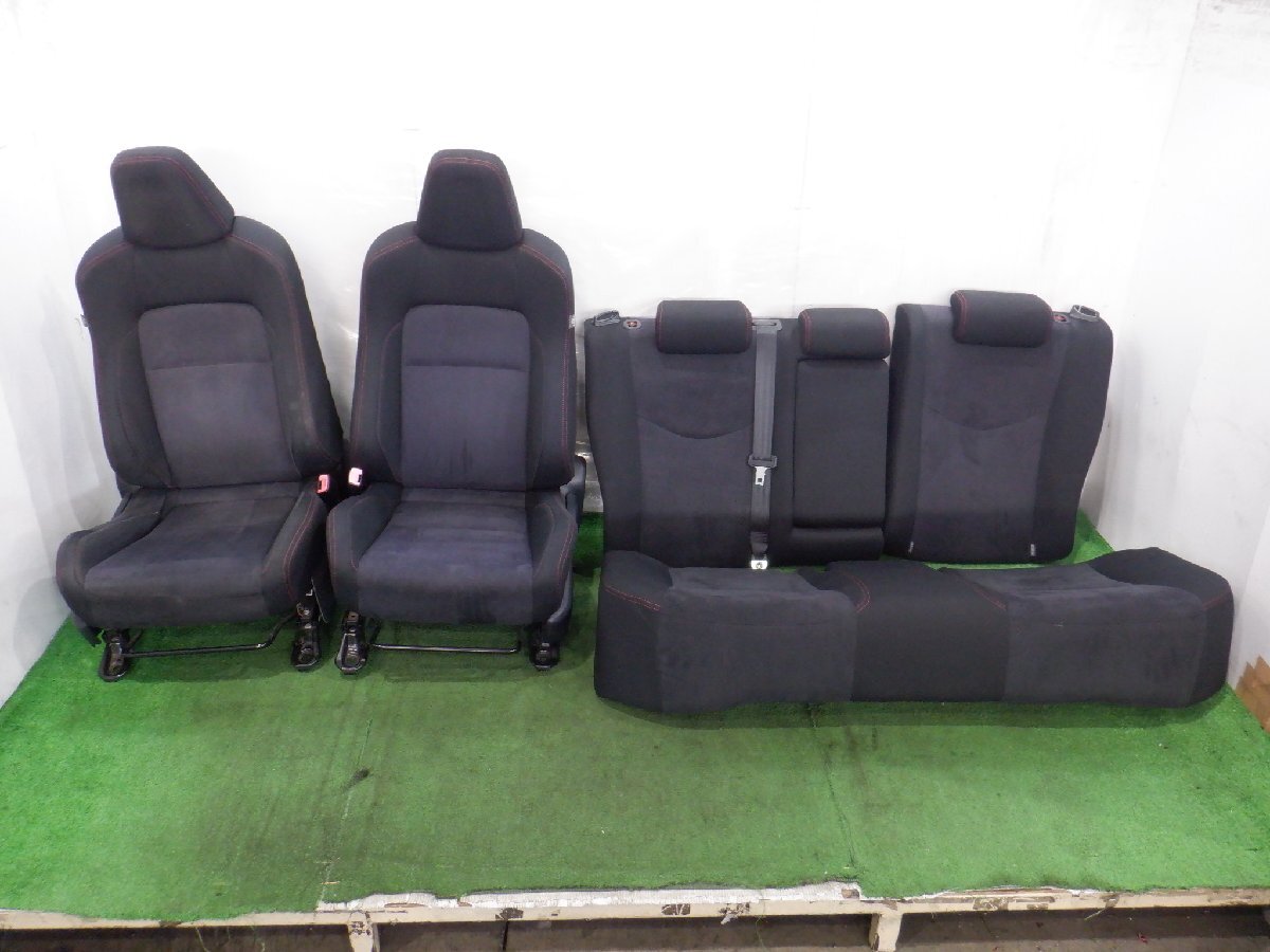 ☆G‘s プリウス ZVW30☆ TOYOTA トヨタ純正 運転席 ドライバーズ 助手席 アシスタント 後部座席 シート 1台分 セット
