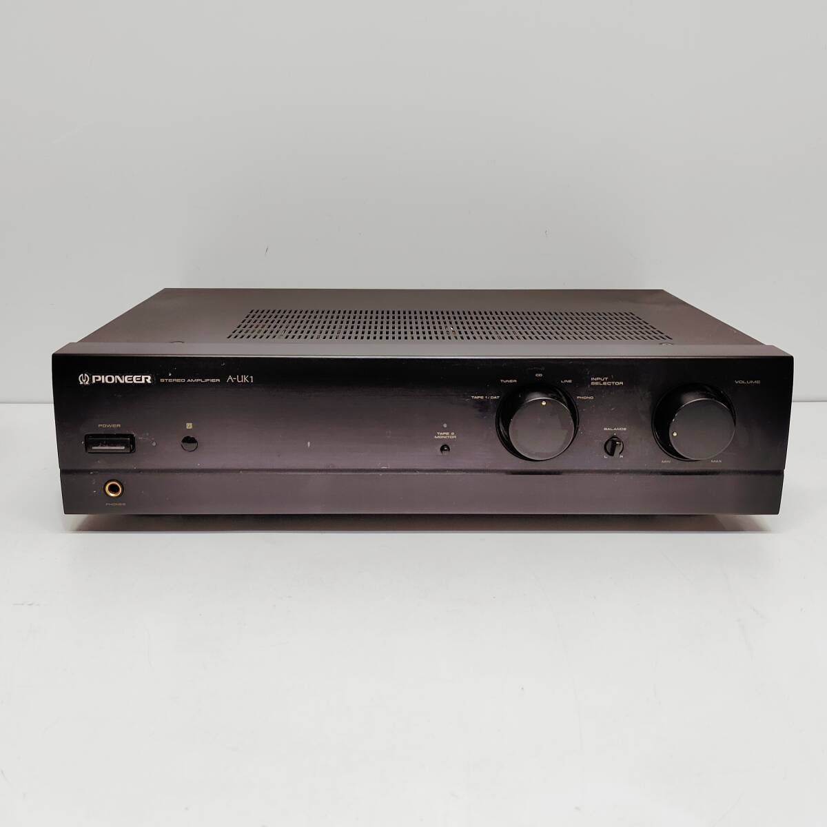 ●動作品 パイオニア A-UK1 ステレオアンプ PIONEER ブラック STEREO AMPLIFIER プリメインアンプ 音響機器 L1734