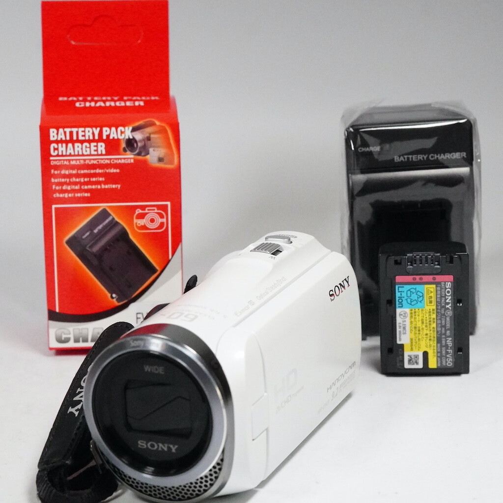 SONY ソニー HDR-CX420 ホワイト 動作OK 返金保証 /2520