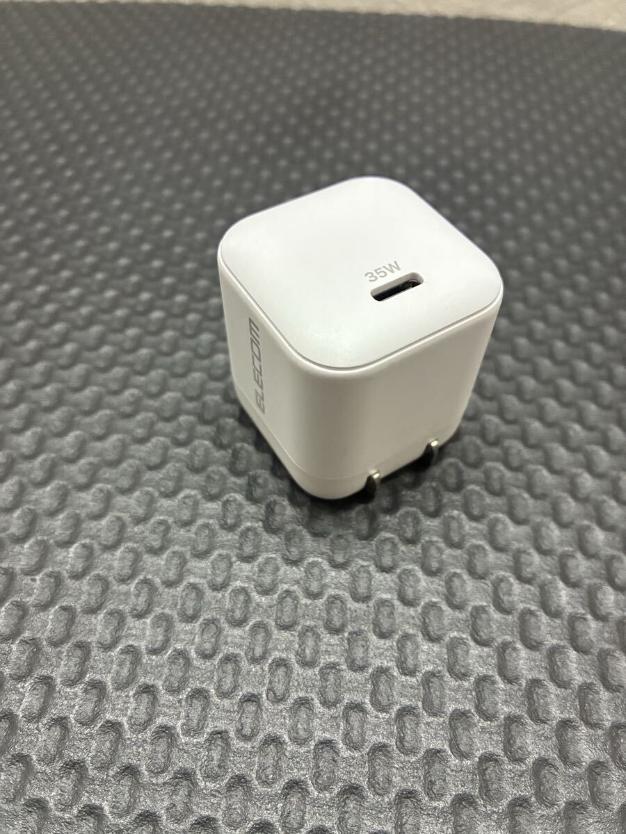 エレコム 充電器 35W USB-C 1ポート USB PD対応 スイング式プラグ GaN II PPS対応 ホワイト MPA-ACCP9235