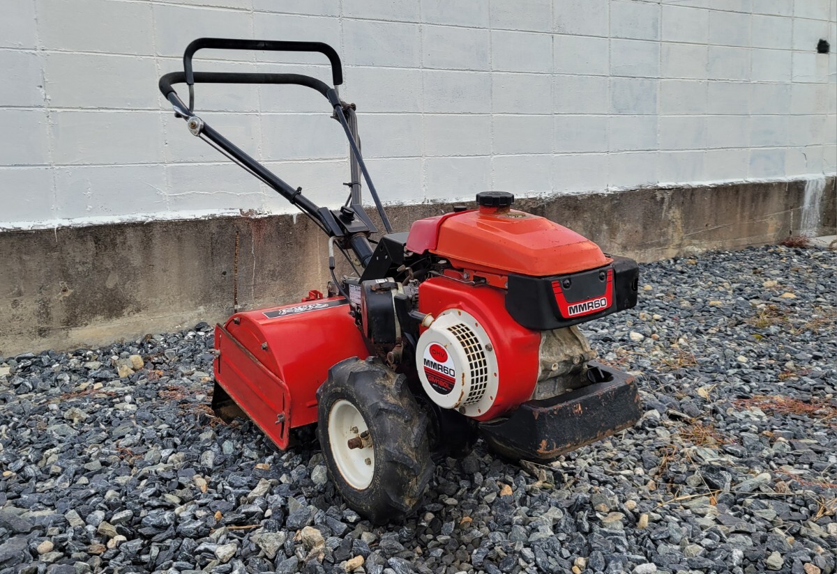 三菱 MMR60 マイボーイ 管理機 ミニ耕運機 農用トラクター 歩行型 ガソリンエンジン 実働 家庭菜園 中古品 