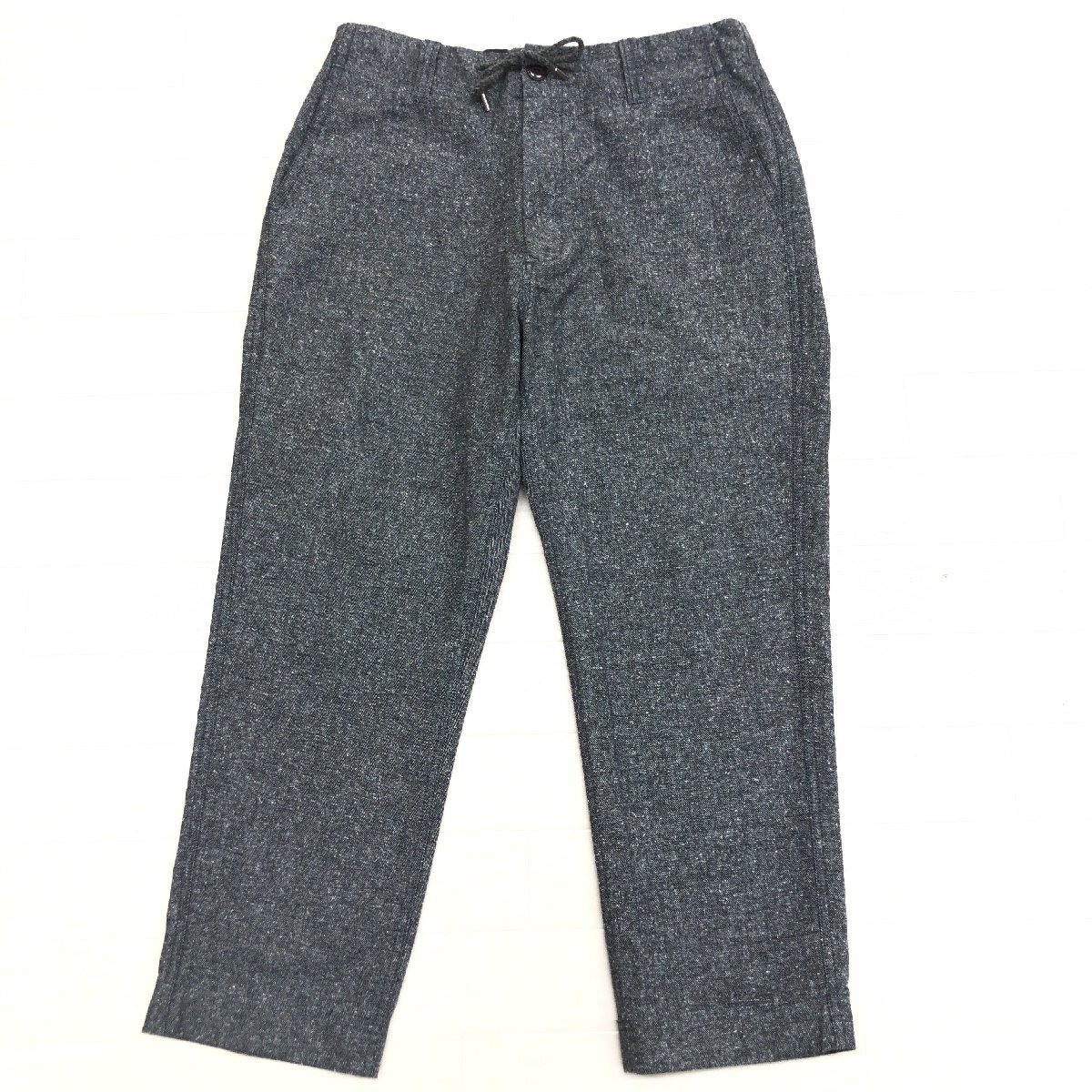 URBAN RESEARCH アーバンリサーチ ヘリンボーン テーパード クロップド イージーパンツ M グレー リラックスパンツ 日本製 メンズ 紳士