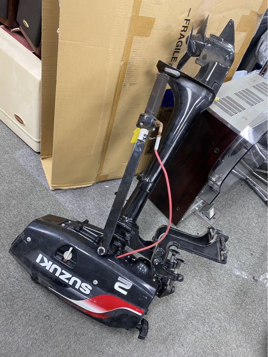 【直接引き取り限定】 SUZUKI スズキ 船外機 エンジン 動作未確認 ky101805