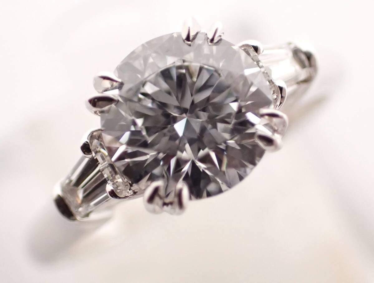 HARRY WINSTON(ハリーウィンストン) ダイヤモンドリング 1.09ct Pt950 4.1g GIA鑑定書 Dカラー VVS2 Excellent プラチナ 10号 指輪