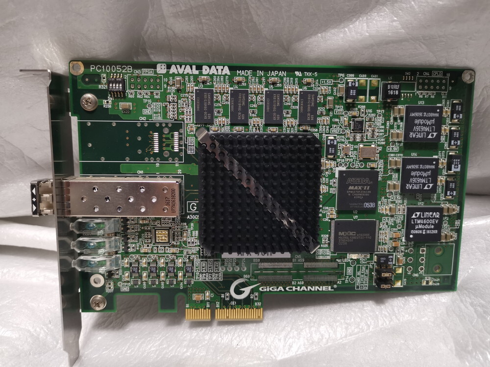 ★動作保証美品 AvalData APX-761F 高速光通信PCI Expressボード 6.25Gbps対応 GiGA CHANNEL