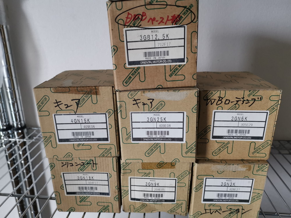 ★新品★オリエンタルモーター 3GB12.5K/3GN3K/3GN6K/3GN9K/3GN18K/4GN15K (いずれ１台) ギヤヘッド