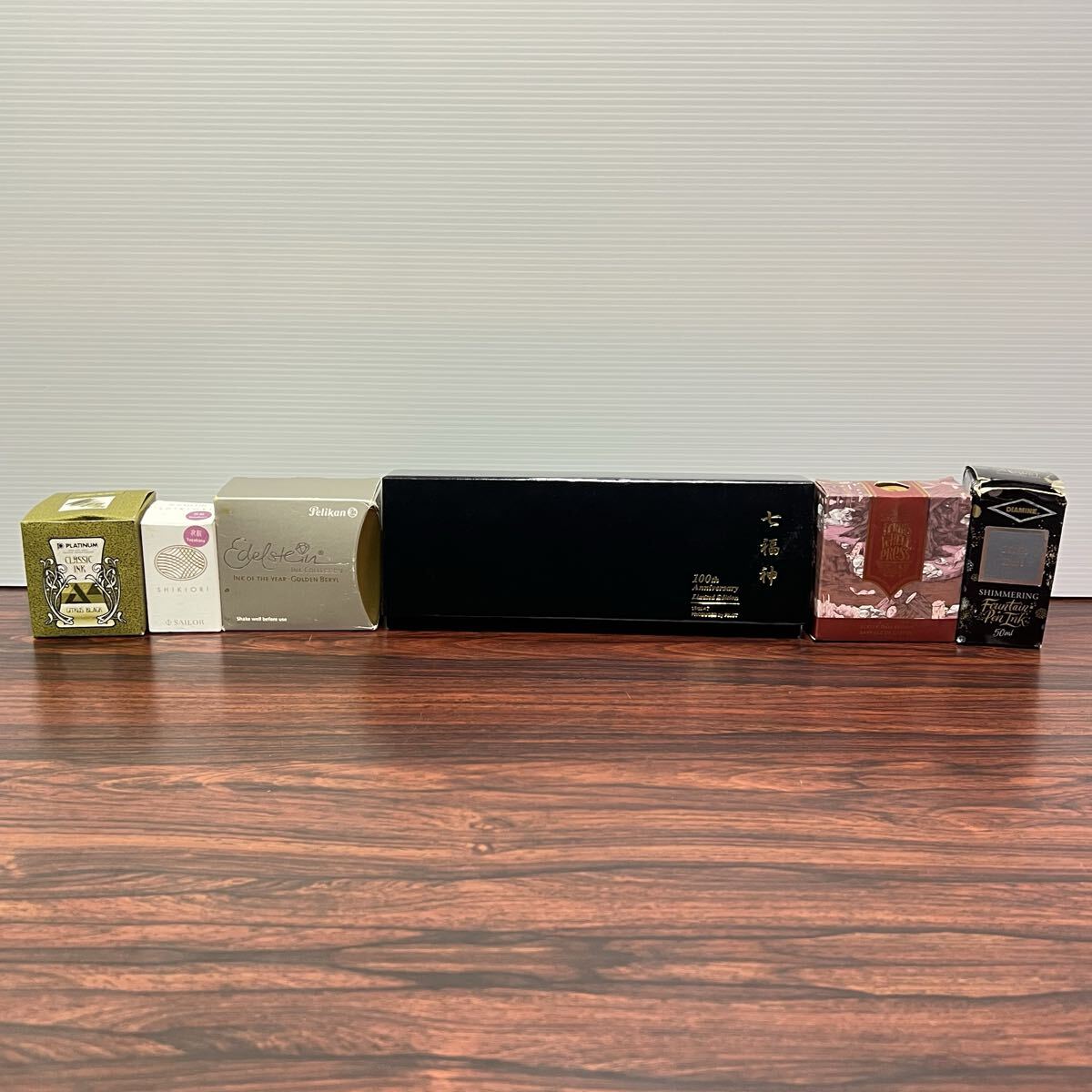 まとめ売り 6点 万年筆 インク 万年筆インク Diamine FerrisWheelPress PILOT pelican SAILOR PLATINUM 筆記用具 m12-50