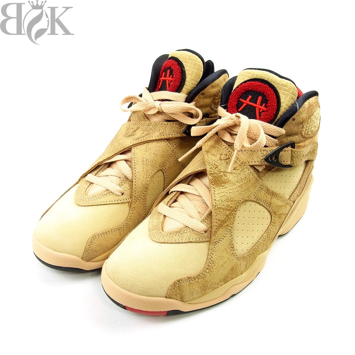 未使用品 ナイキ エアジョーダン AIR JORDAN 8 RETRO SE RUI 八村塁 スニーカー 靴 DO2496-700 ベージュ 表記サイズ:25.0cm 保管品 NIKE 〓