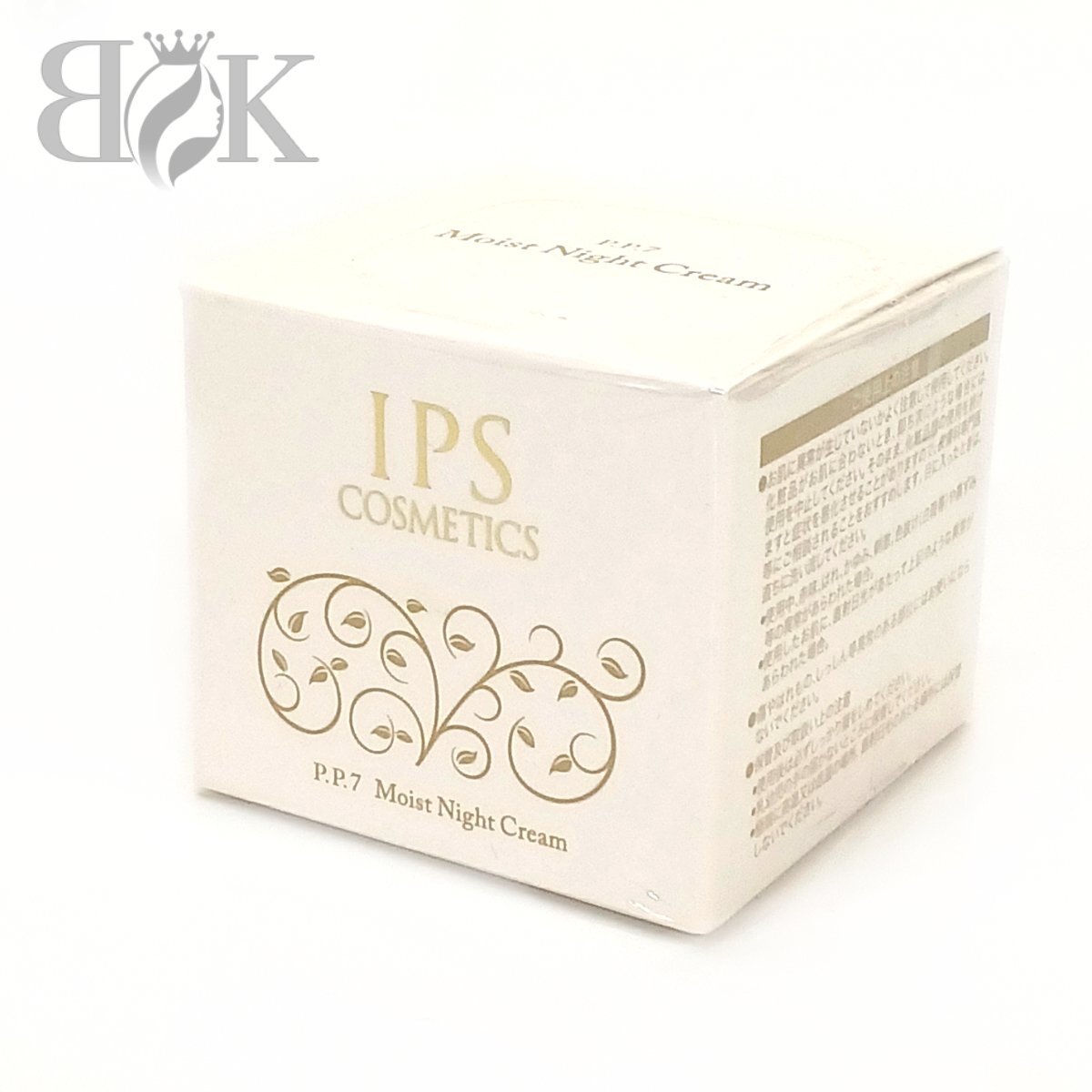 未使用保管品 IPSコスメティックス　P.P.7 IPS モイストナイトクリーム 40g 箱入り 基礎化粧品 スキンケア 保湿 クリーム 中古 ★