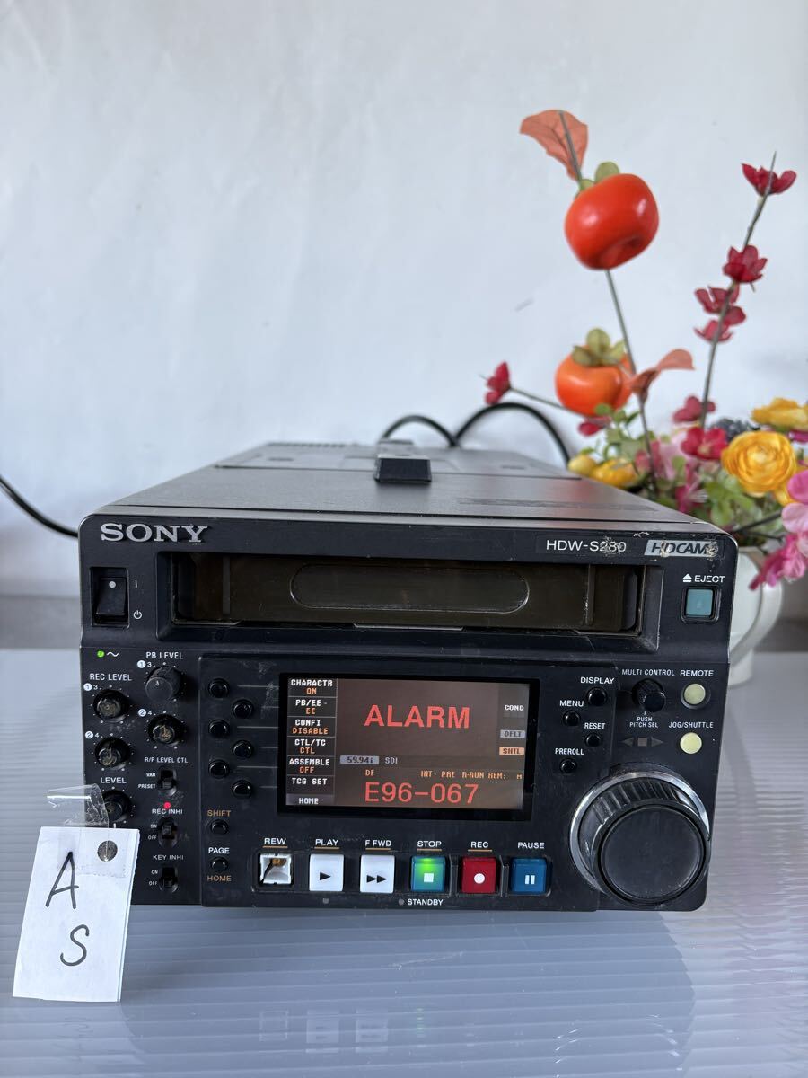 A/s HDW-S280 /ハーフラックサイズ　HDCAMレコーダー