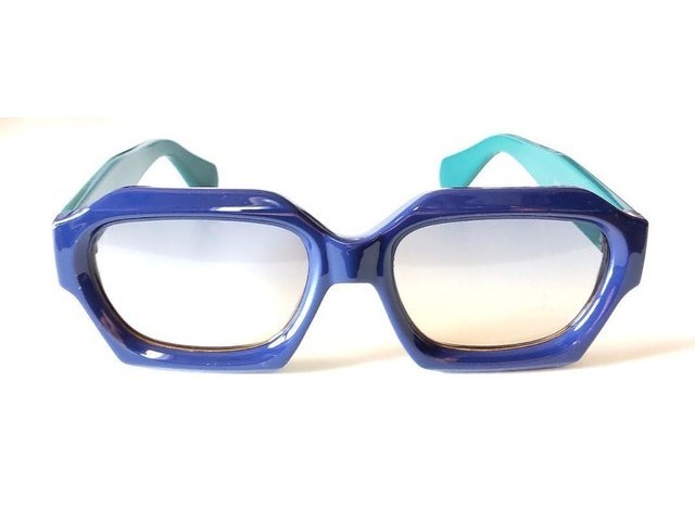 Hype Square ハイプスクエア サングラス ブルー×グリーン 01