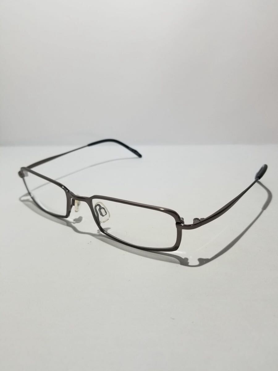 未使用 眼鏡 メガネフレーム 軽量12g フルリム 金属フレーム 国産 日本製 MADE IN JAPAN 50口20-140 BL-1