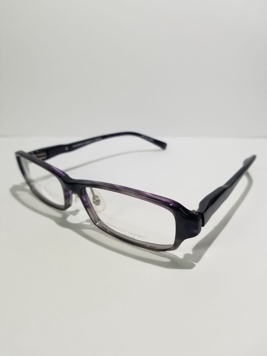 未使用 眼鏡 メガネフレーム KATHARINE HAMNETT LONDON KH9111 フルリム チタンフレーム 国産 日本製 MADE IN JAPAN 54口16-145 BL-1 