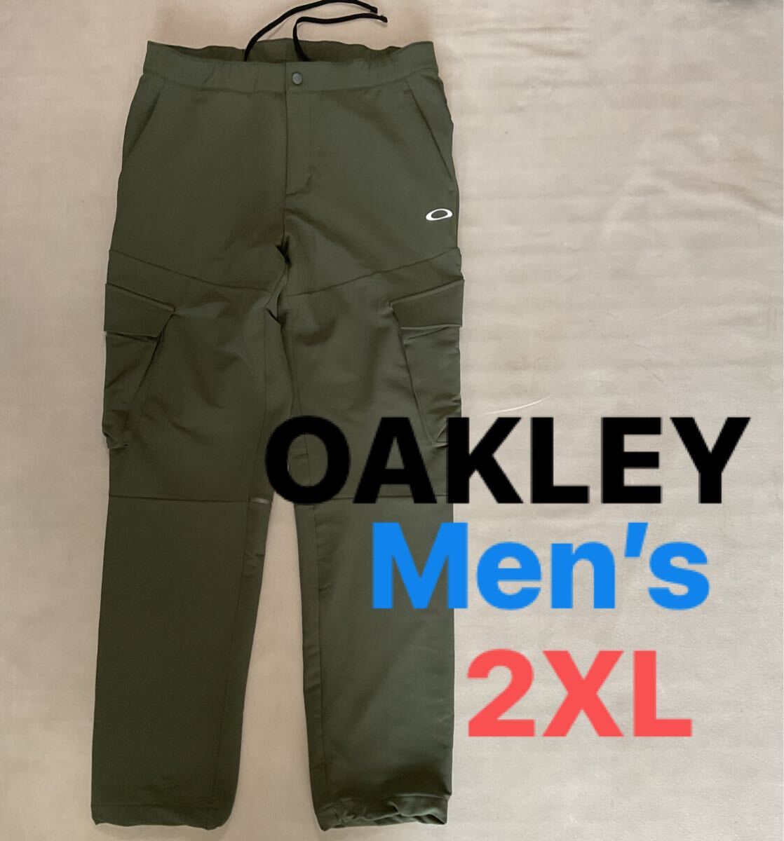 【超美品】 OAKLEY オークリー　メンズ　2XL スポーツパンツ　ゴルフパンツ　ランニングパンツ　ジョギング　 3D 立体裁断　ストレッチ