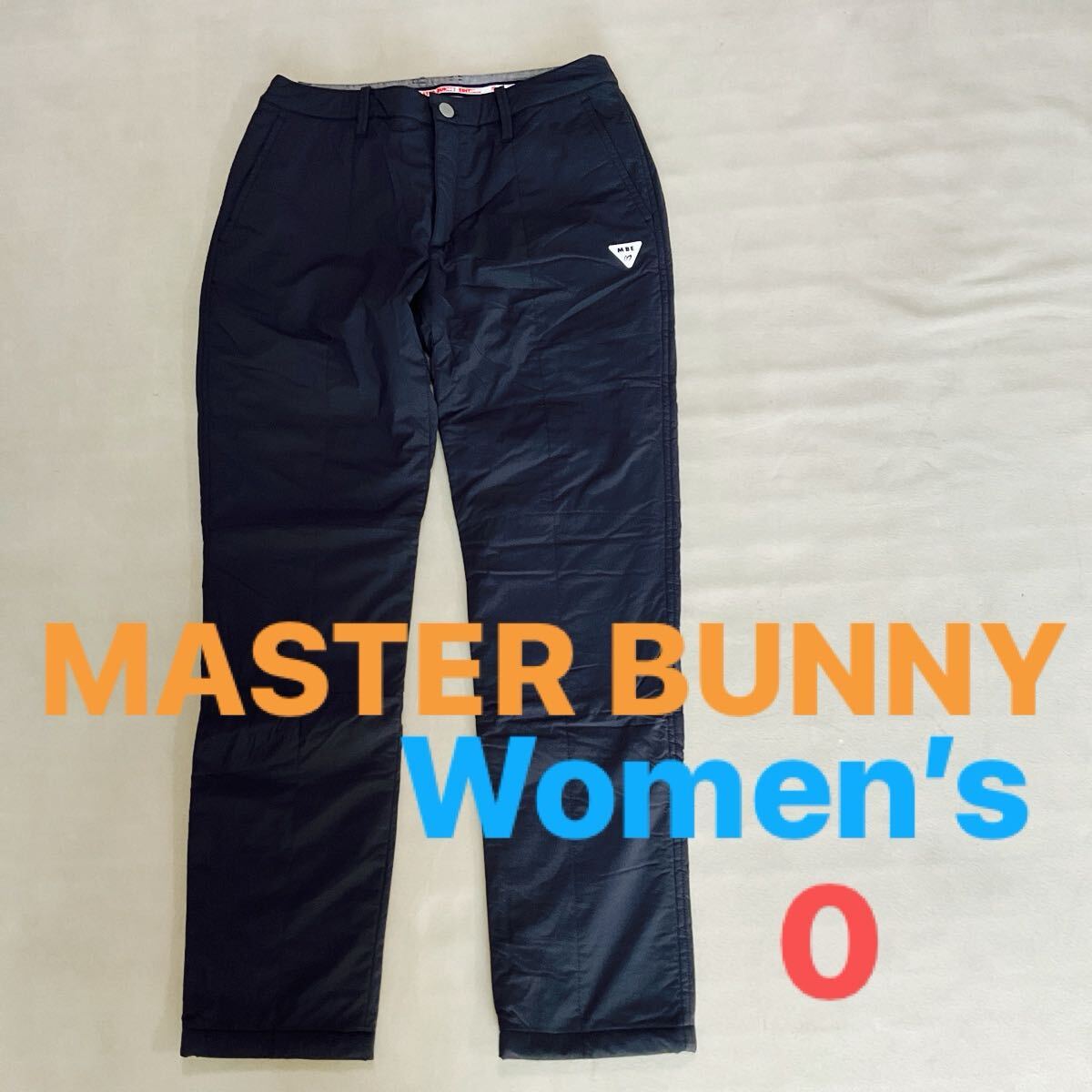 【超美品】 MASTER BUNNY EDITION マスターバニーエディション パーリーゲイツ　レディース0 S相当　中綿パンツ　ゴルフ中綿パンツ