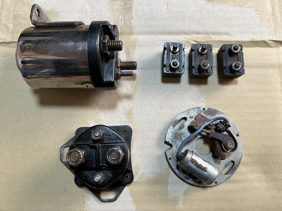 XLH1000 アイアン スターターソレノイド スターターリレー サーキットブレーカー コンデンサー他 ショベル ハーレー