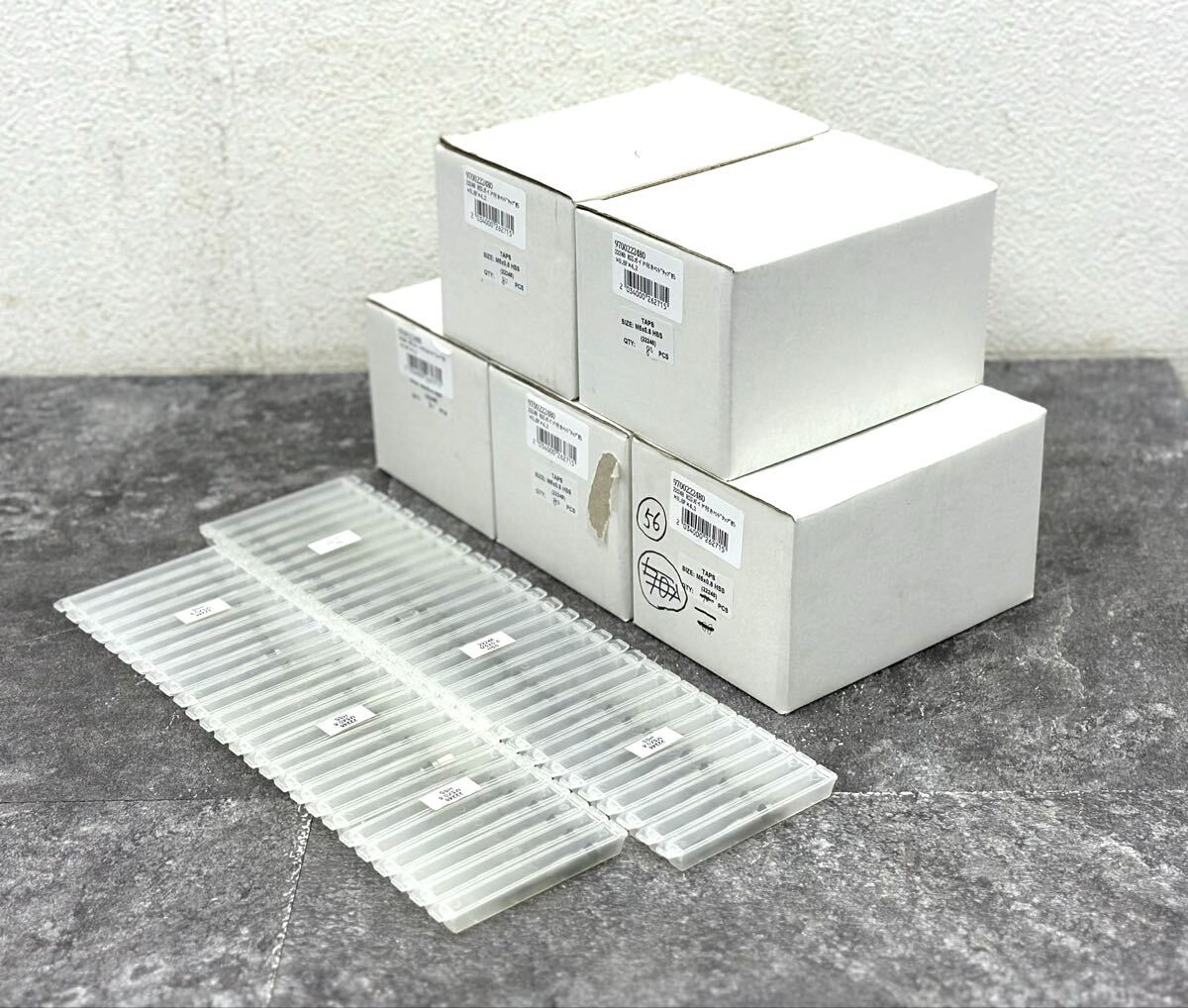 未使用/保管品■HSSガイド付きハンドタップ M5×0.8P×4.2 346本 まとめ 鋼材 先端工具■兵庫県姫路市から d1 25-5101