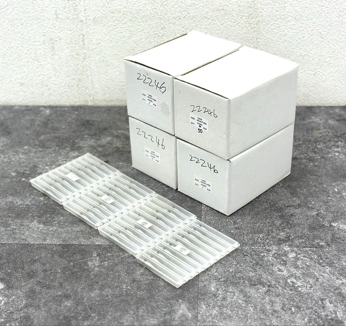 未使用/保管品■タップ M3×0.5 HSS 高速度工具鋼 280本 まとめ ハンドタップ 工具材料■兵庫県姫路市から h2 25-5109