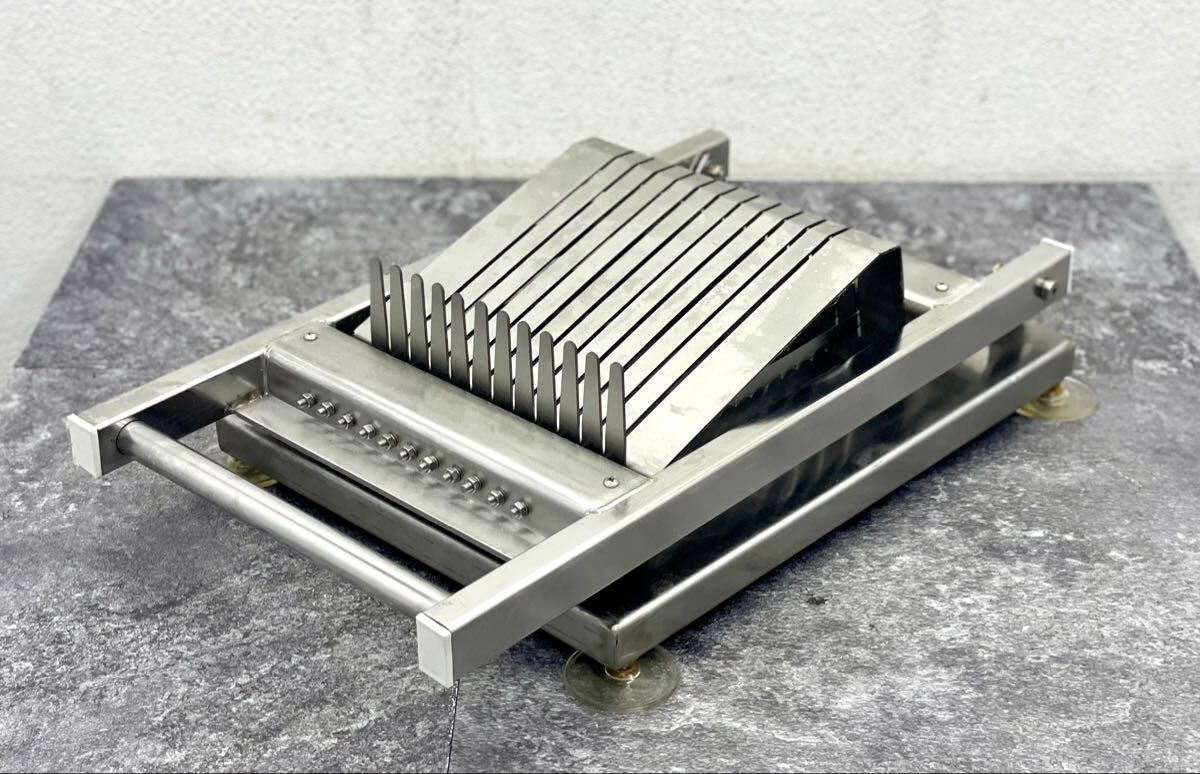 業務用 のり巻きカッター 寿司ロール 切断機 手動式 ステンレス 海苔巻き 卓上 寿司 カッター 厨房機器■兵庫県姫路市から L5 25-4881