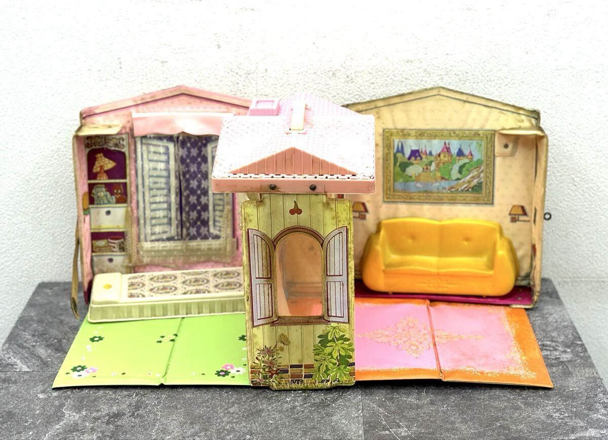 TAKARA タカラ リカちゃん トリオハウス ドールハウス 初代リカちゃん なかよしトリオ 昭和レトロ■兵庫県姫路市から d2 25-4379