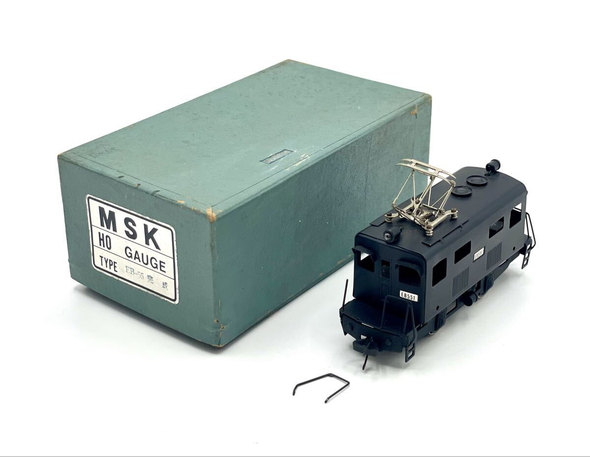 動作未確認■MSK HOゲージ EB551 鉄道模型 電気機関車 電車 ヴィンテージ 全長約10cm■兵庫県姫路市から j3 25-4874