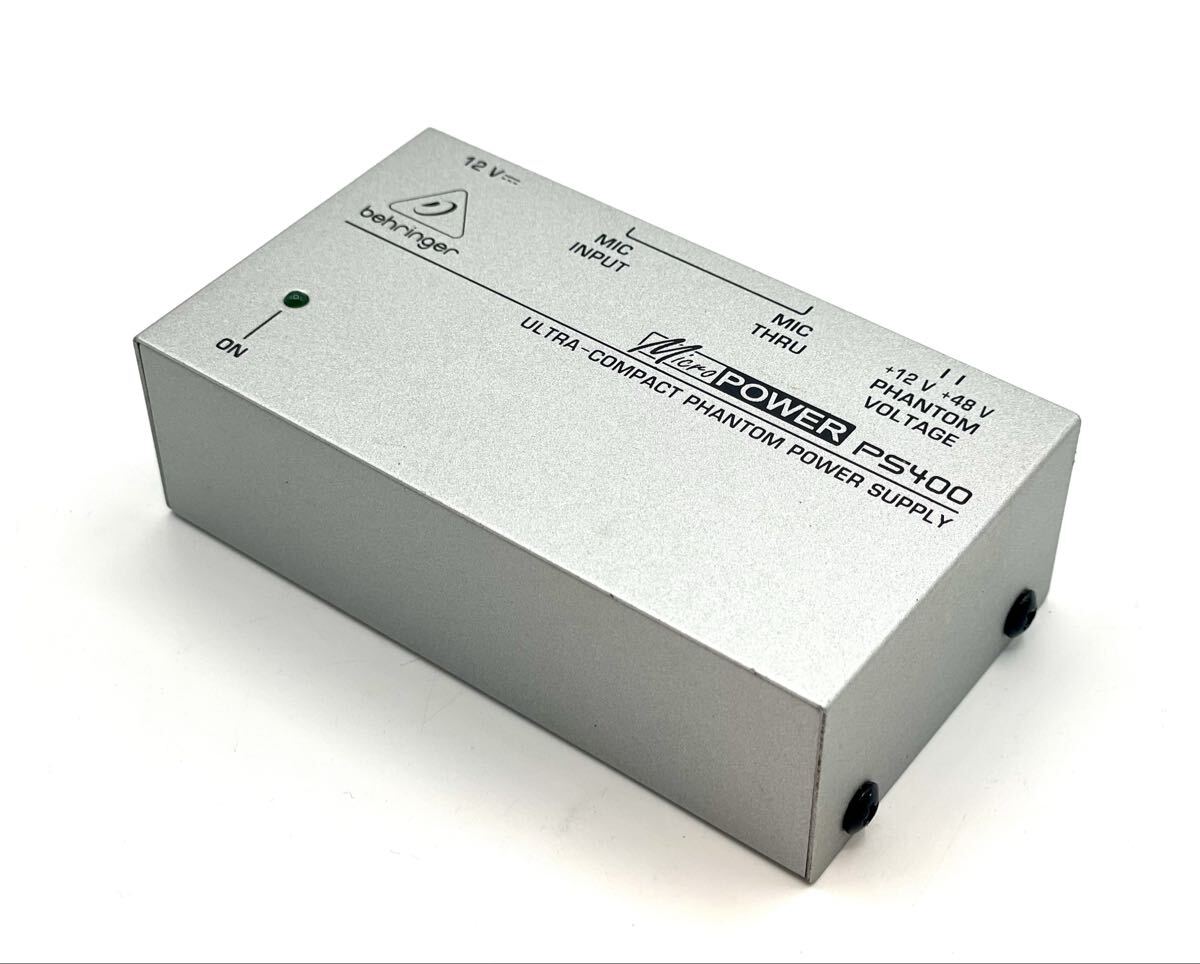 動作未確認■bihringer ベリンガー Micro Power PS400 マイクロパワー ファンタム電源 機材■兵庫県姫路市から j2 25-4870