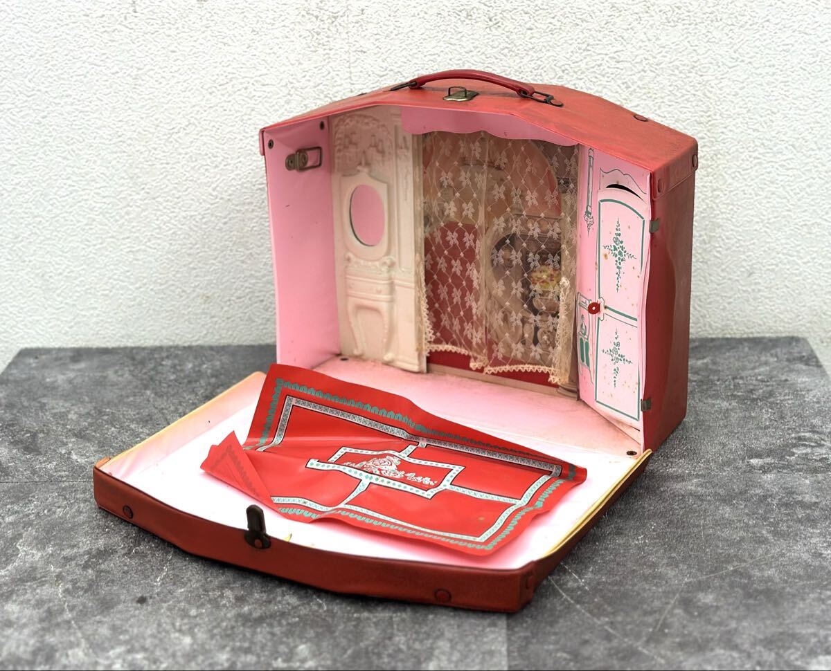 TAKARA タカラ リカちゃんハウス バラ色のワルツ 初代リカちゃん ドールハウス バッグ型 昭和レトロ■兵庫県姫路市から c1 25-4380