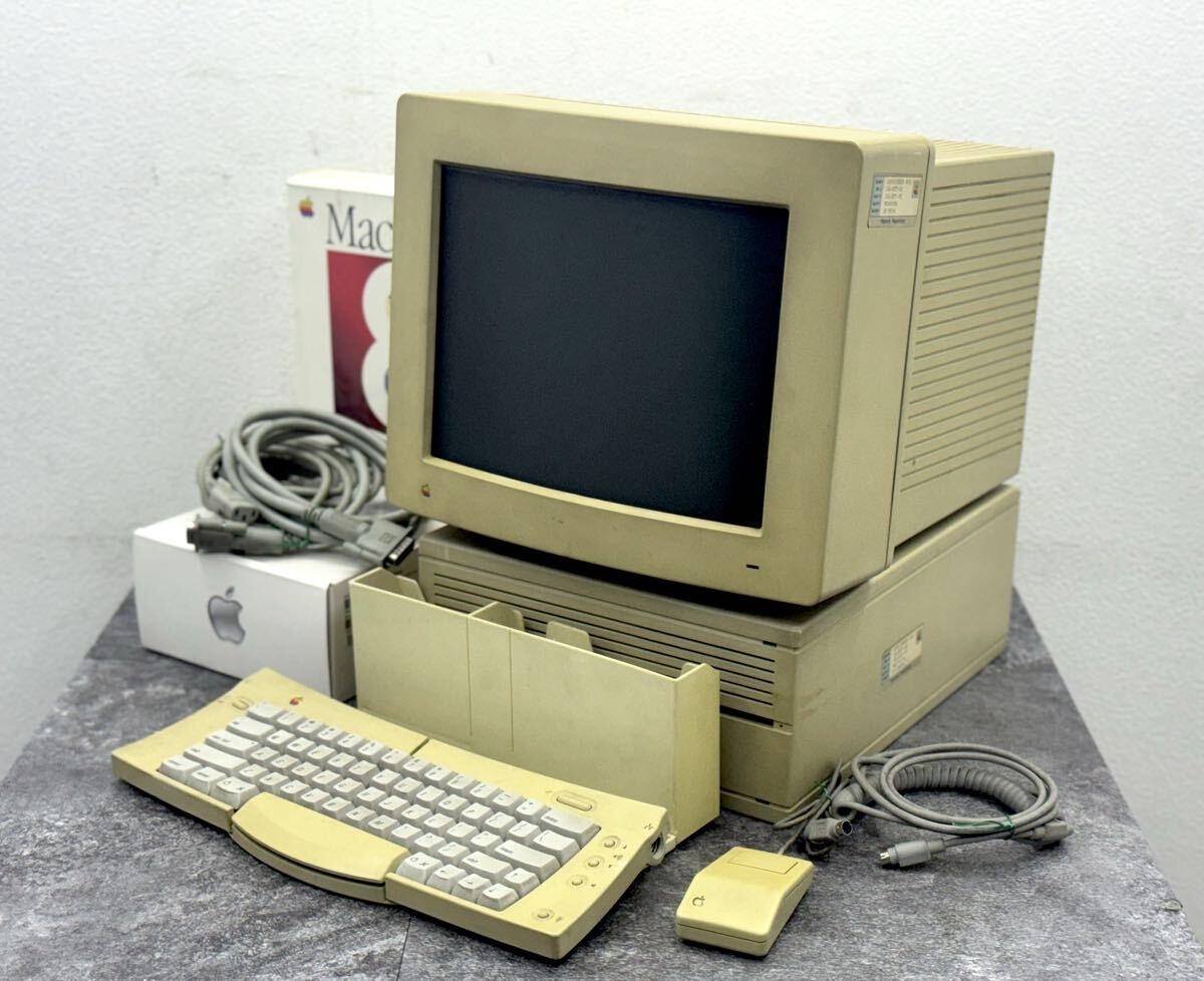 現状■AppleColor High-Resolution RGB Monitor/Apple Macintosh IIci キーボード マウス 付属 パソコン■兵庫県姫路市から 25-4929