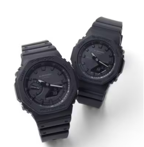 ペアウオッチ カシオCASIO G-SHOCK Gショック ジーショック GA-2100-1A1JF×GMA-P2100BB-1AJF【数量限定ペアボックス付き】