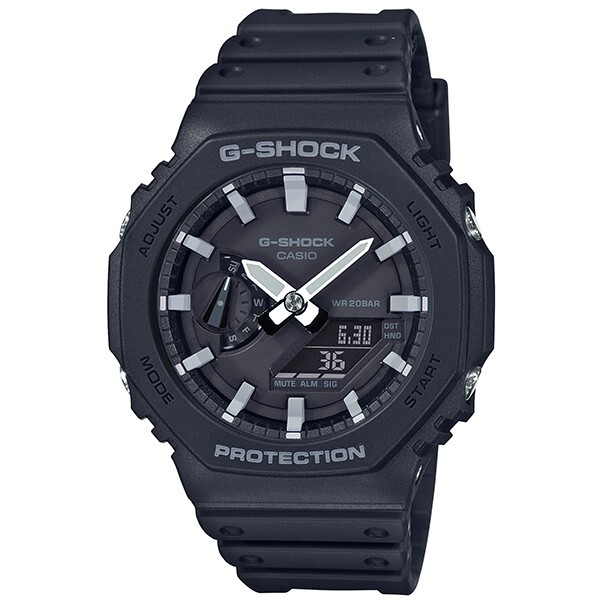 カシオCASIO G-SHOCK Gショック ジーショック Newデジタル アナログコンビ カーボンコアガード構造 GA-2100-1AJF【国内正規品】