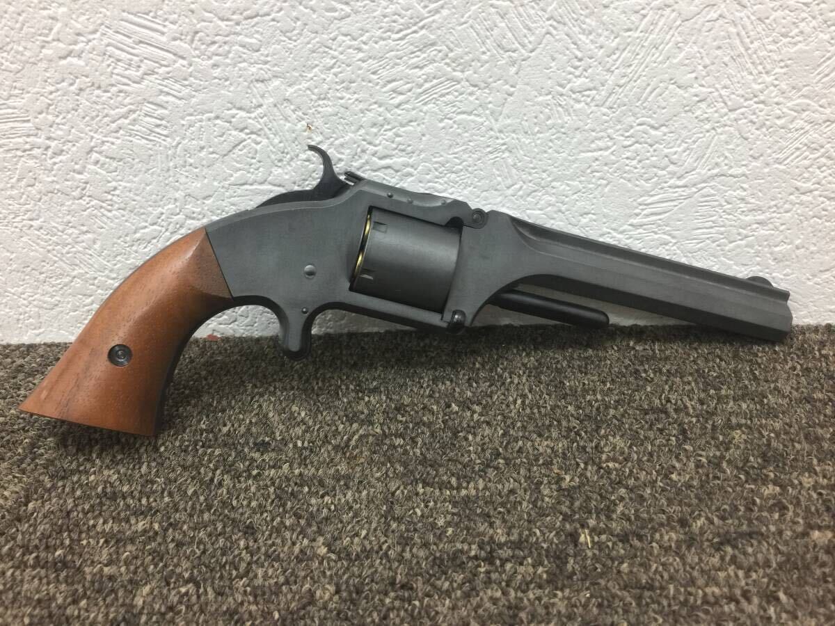 マルシン S&W ARMY 坂本龍馬の銃 木製グリップ ダミーカート6発付き モデルガン 置物