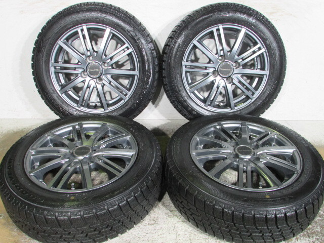 ☆タンク.ルーミー.トール.ソリオバンディット.パッソ.等■スタッドレス■165/65R14■100-4H/14-5.5J/+39■GOODYEAR■アイスナビシックス6