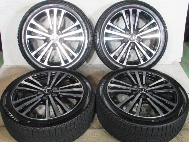 ☆HONDA■オデッセイ■アブソルート純正■RC系■スタッドレス■225/45R18■114.3-5H/18-7J/+55■ENKEI製■ブリヂストン■ブリザック■VRX2