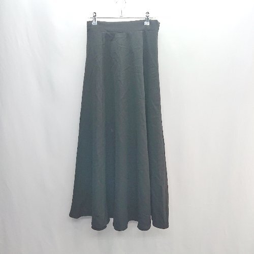 ◇ Titivate ロング丈 フレア スカート サイズL ブラック レディース E