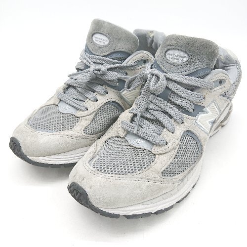 ◇ Θ NEW BALANCE ニューバランス スポーツ アウトドア スニーカーシューズ サイズ23.5cm グレー系 レディース E