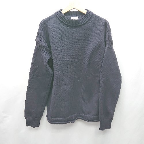 ◇ ⊇ J.PRESS YORK STREET ジェイプレスヨークストリート ニット 長袖 セーター サイズM ネイビー メンズ E