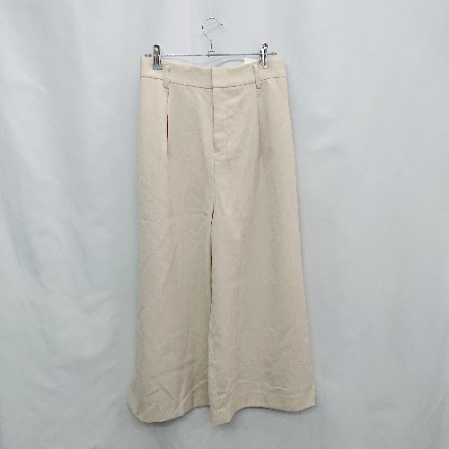 ◇ ⊂ ◎●未使用● ROPE PICNIC ロペピクニック ウエストゴム フレアパンツ サイズ40 ベージュ レディース E