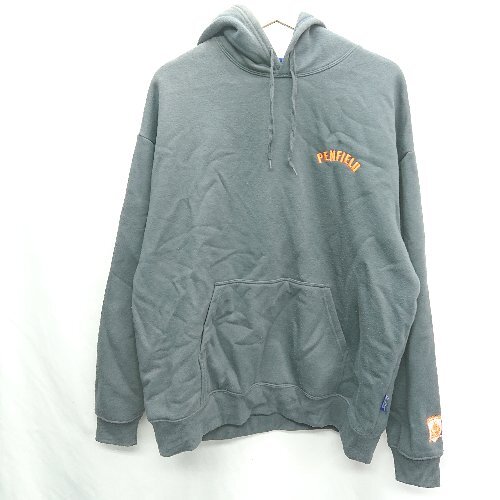 ◇ PEN FIELD ペンフィールド 長袖 パーカー サイズL グレー系 メンズ E