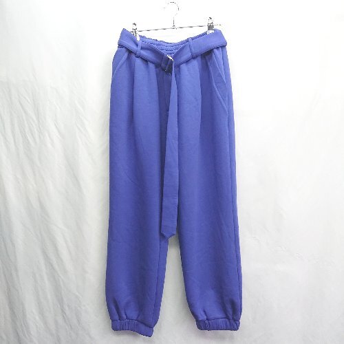 ◇ ⊇◎ T?LOPLAN テーロプラン ウエストゴム サルエルパンツ サイズF ブルー系 レディース E