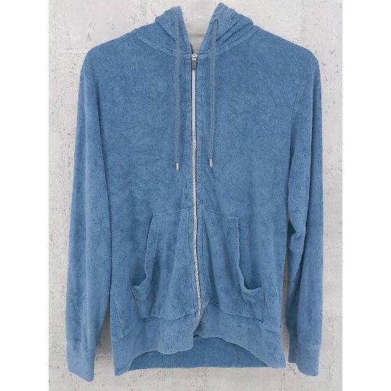 ◇ Champion チャンピオン 長袖 ジップアップ パーカー M ブルー #