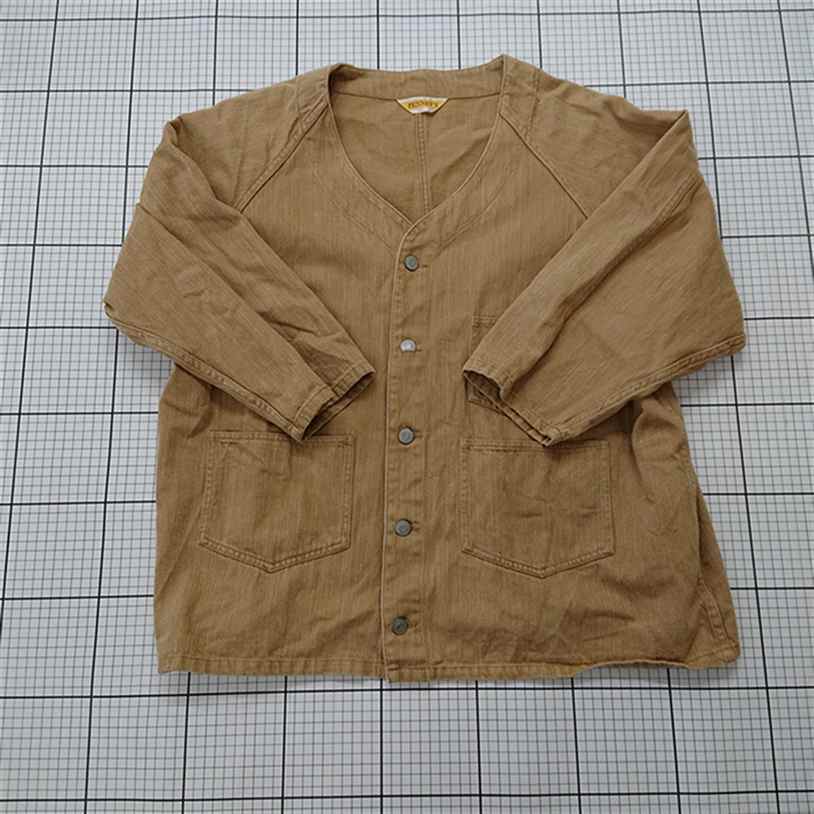 ◇ ⊇ ペニーズ PENNEY'S コットンカバーオールジャケット ベージュ系 メンズ E