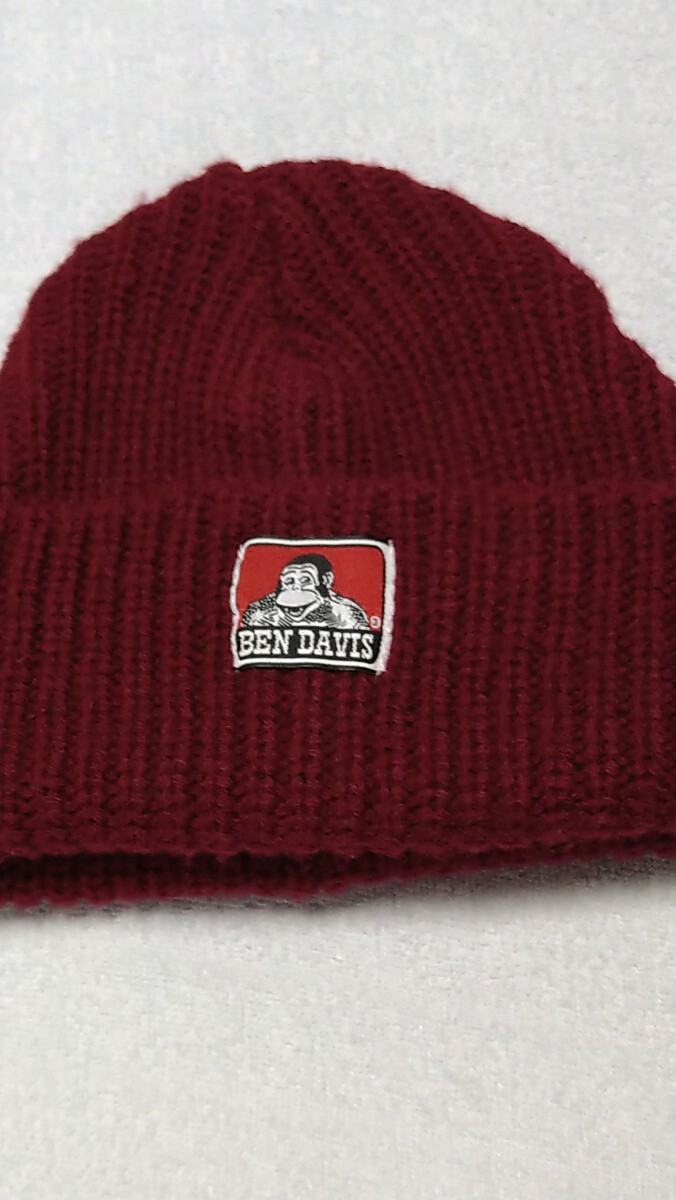 ビニー　ニット帽子　BEN DAVIS USED ユーズド　中古