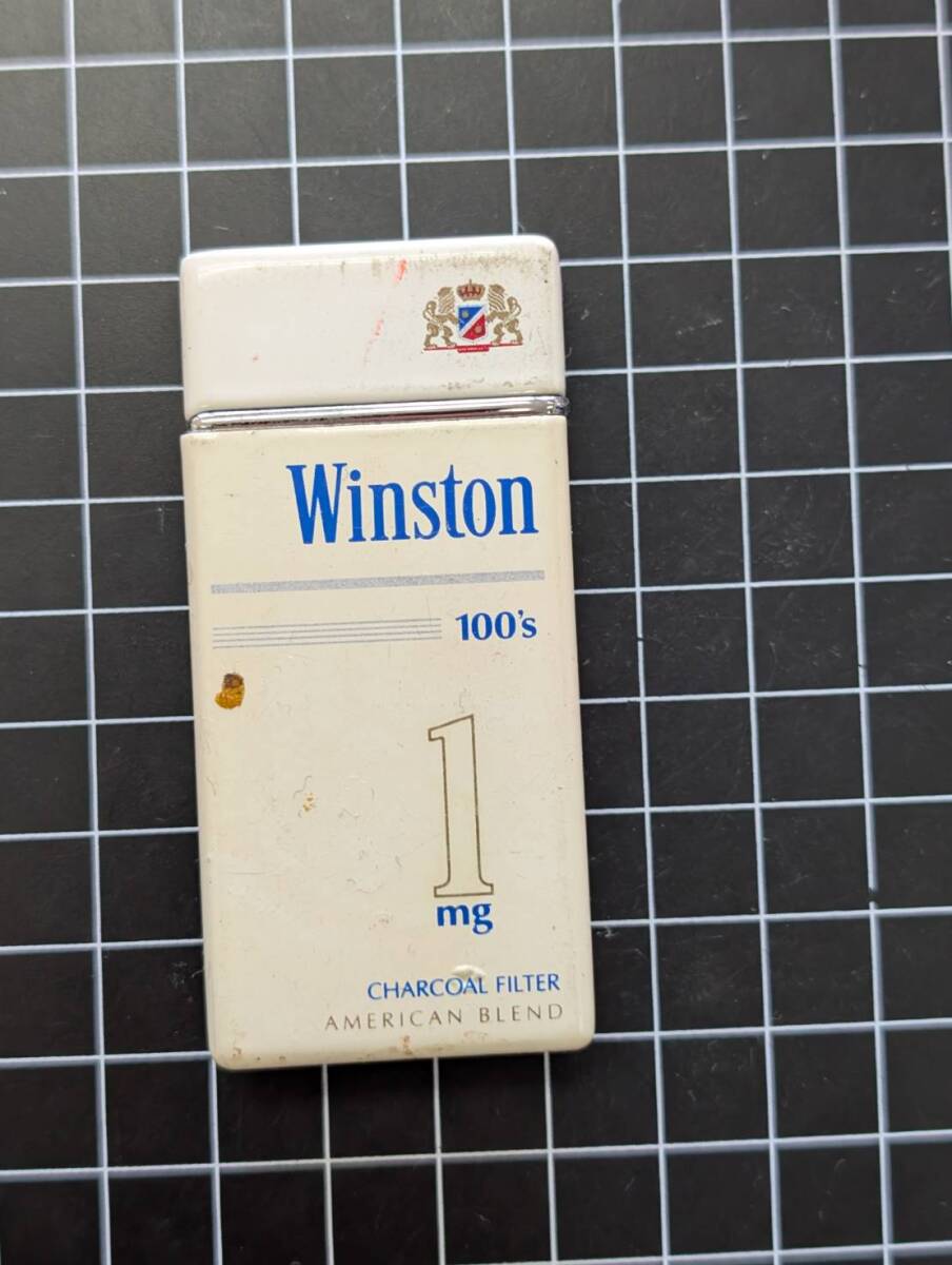 [100円スタート] Winston ウィンストン ガスライター 着火未確認 喫煙具 喫煙グッズ ヴィンテージ アンティーク 喜んで同梱します 同梱可
